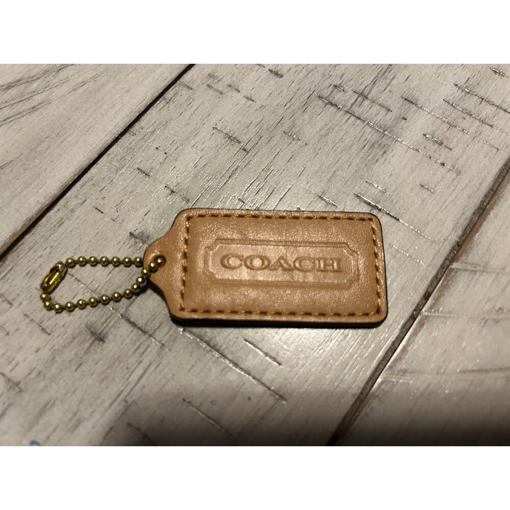 Coach Brown Hangtag NWOT